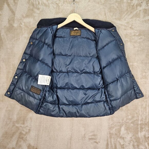 Vintage Eddie Bauer Down Vest Puffer Snap Button Men's (Measurement Photos) - Picture 7 of 10